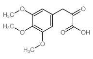 Benzenepropanoic acid,3,4,5-trimethoxy-a-oxo- structure