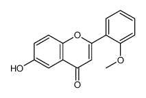 6-hydroxy-2-(2-methoxyphenyl)chromen-4-one结构式
