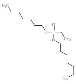 1-(ethyl-heptoxy-phosphoryl)oxyheptane结构式