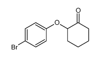 2-(4-bromophenoxy)cyclohexan-1-one Structure