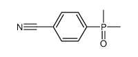 4-(二甲基磷酰基)苯甲腈结构式