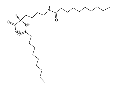 N,N'-Bis-(decanoyl)-L-lysinamid Structure