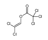2,2-dichloroethenyl 2,2,2-trichloroacetate结构式