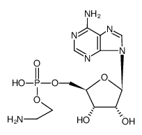 [5']adenylic acid mono-(2-amino-ethyl) ester结构式