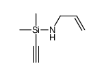N-[ethynyl(dimethyl)silyl]prop-2-en-1-amine结构式