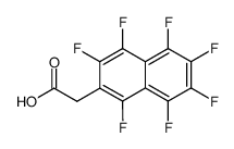 2-(perfluoronaphthalen-2-yl)acetic acid Structure