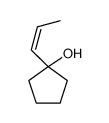 1-prop-1-enylcyclopentan-1-ol结构式