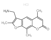 Aminomethyltrioxsalen hydrochloride Structure
