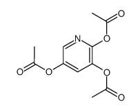 2,3,5-triacetoxy-pyridine结构式