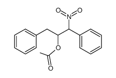 1-nitro-1,3-diphenylpropan-2-yl acetate Structure