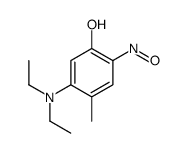 5-(diethylamino)-4-methyl-2-nitrosophenol Structure