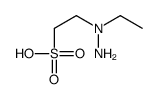 2-[amino(ethyl)amino]ethanesulfonic acid Structure