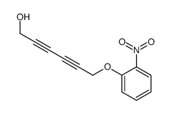 6-(2-nitrophenoxy)hexa-2,4-diyn-1-ol Structure