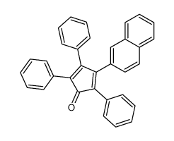 3-naphthalen-2-yl-2,4,5-triphenylcyclopenta-2,4-dien-1-one Structure