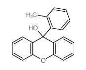 9H-Xanthen-9-ol,9-(2-methylphenyl)-结构式