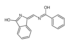 N-[(3-oxoisoindol-1-ylidene)methyl]benzamide Structure