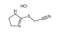 Hydrochlorid v. 2-Cyanmethylmercapto-imidazolin Structure