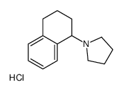 1-(1,2,3,4-tetrahydronaphthalen-1-yl)pyrrolidine,hydrochloride Structure