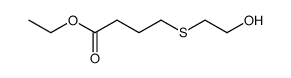 Ethyl S-(2-Hydroxyethyl)-4-mercaptobutyrate结构式