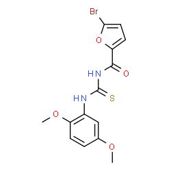 5-bromo-N-{[(2,5-dimethoxyphenyl)amino]carbonothioyl}-2-furamide picture