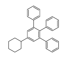 5-cyclohexyl-1,2,3-triphenylbenzene结构式