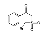 2-(bromomethylsulfonyl)-1-phenylethanone结构式