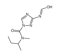 N-butan-2-yl-3-formamido-N-methyl-1,2,4-triazole-1-carboxamide结构式