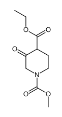 4-ethyl 1-methyl 3-oxopiperidine-1,4-dicarboxylate structure