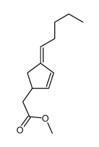 methyl 2-(4-pentylidenecyclopent-2-en-1-yl)acetate结构式