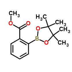 METHYL 2-(4,4,5,5-TETRAMETHYL-1,3,2-DIOXABOROLAN-2-YL)BENZOATE structure