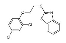 2-[2-(2,4-dichlorophenoxy)ethylsulfanyl]-1,3-benzothiazole Structure