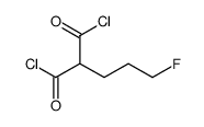 2-(3-fluoropropyl)propanedioyl dichloride Structure