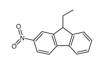 9-Aethyl-2-nitro-fluoren Structure