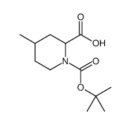 4-METHYL-PIPERIDINE-1,2-DICARBOXYLIC ACID 1-TERT-BUTYL ESTER Structure