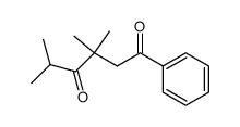 3,3,5-Trimethyl-1-phenylhexan-1,4-dion结构式