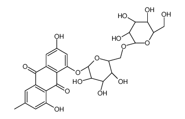 Emodin-8-O-beta-gentiobioside结构式