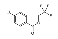 2,2,2-trifluoroethyl 4-chlorobenzoate Structure