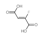 (2Z)-2-氟丁-2-烯二酸结构式