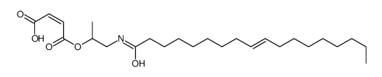 [1-methyl-2-[(1-oxo-9-octadecenyl)amino]ethyl] hydrogen maleate structure