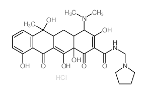 Rolitetracycline hydrochloride structure