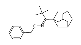 adamantan-1-yl-2,2-dimethylpropan-1-one-O-(phenylmethyl)oxime结构式