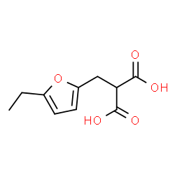 Propanedioic acid, [(5-ethyl-2-furanyl)methyl]- (9CI) structure