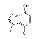 4-chloro-7-hydroxy-3-methylpyrrolo[2,3-b]pyridine结构式