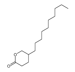 5-decyltetrahydro-2H-pyran-2-one Structure