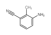 Benzonitrile,3-amino-2-methyl- structure