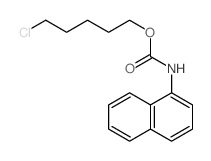 Carbamic acid,1-naphthalenyl-, 5-chloropentyl ester (9CI)结构式