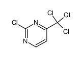 2-chloro-4-trichloromethyl-pyrimidine Structure