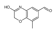 8-甲基-3-氧代-3,4-二氢-2H-苯并[b][1,4]噁嗪-6-甲醛结构式