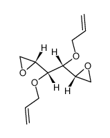 1,2:5,6-dianhydro-3,4-di-O-allyl-D-mannitol结构式