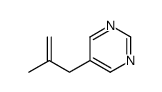 Pyrimidine, 5-(2-methyl-1-propenyl)- (9CI) Structure